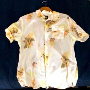 Mens M Insight Thin Hawaiian Short Sleeve Shirt